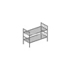Double Decker Bed Strong Modern Popular Heavy Duty Military Metal Bunk Beds With Springs available