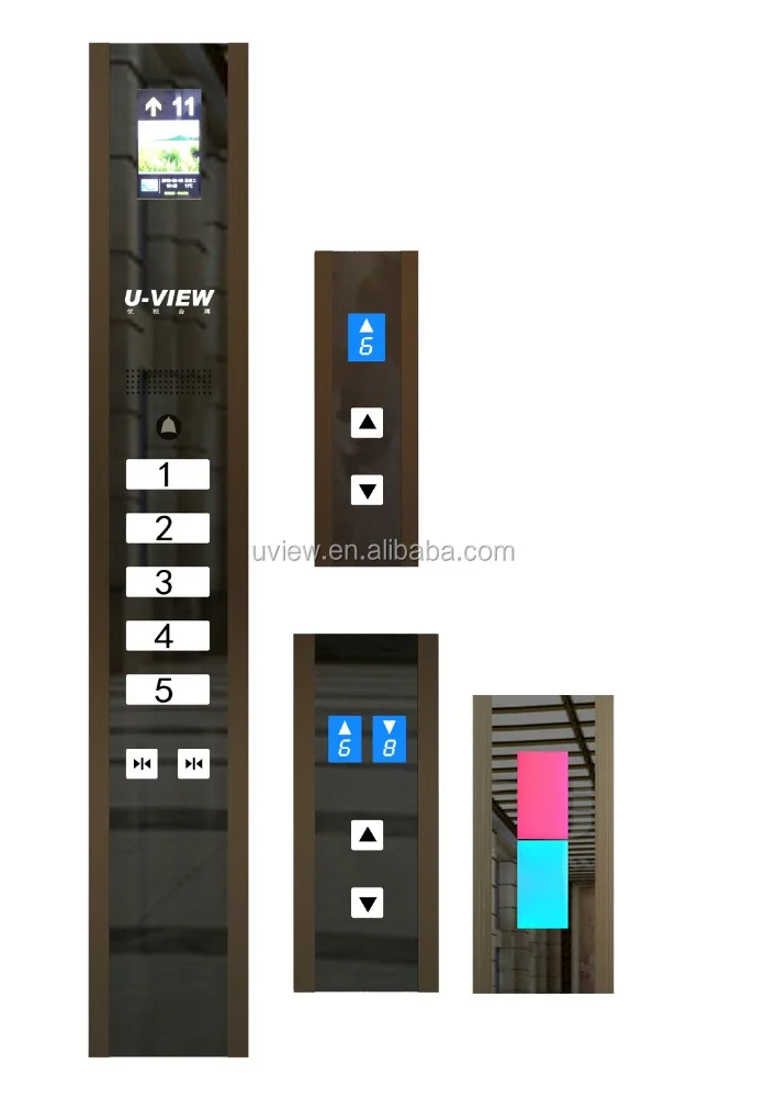 
Elevator Car Stainless Steel Landing Operation Panel 