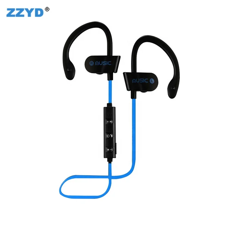 2019 Amazon Blue tooth V4.2 Wireless Earbuds Professional Headphones Cheapest Earhook Earphone