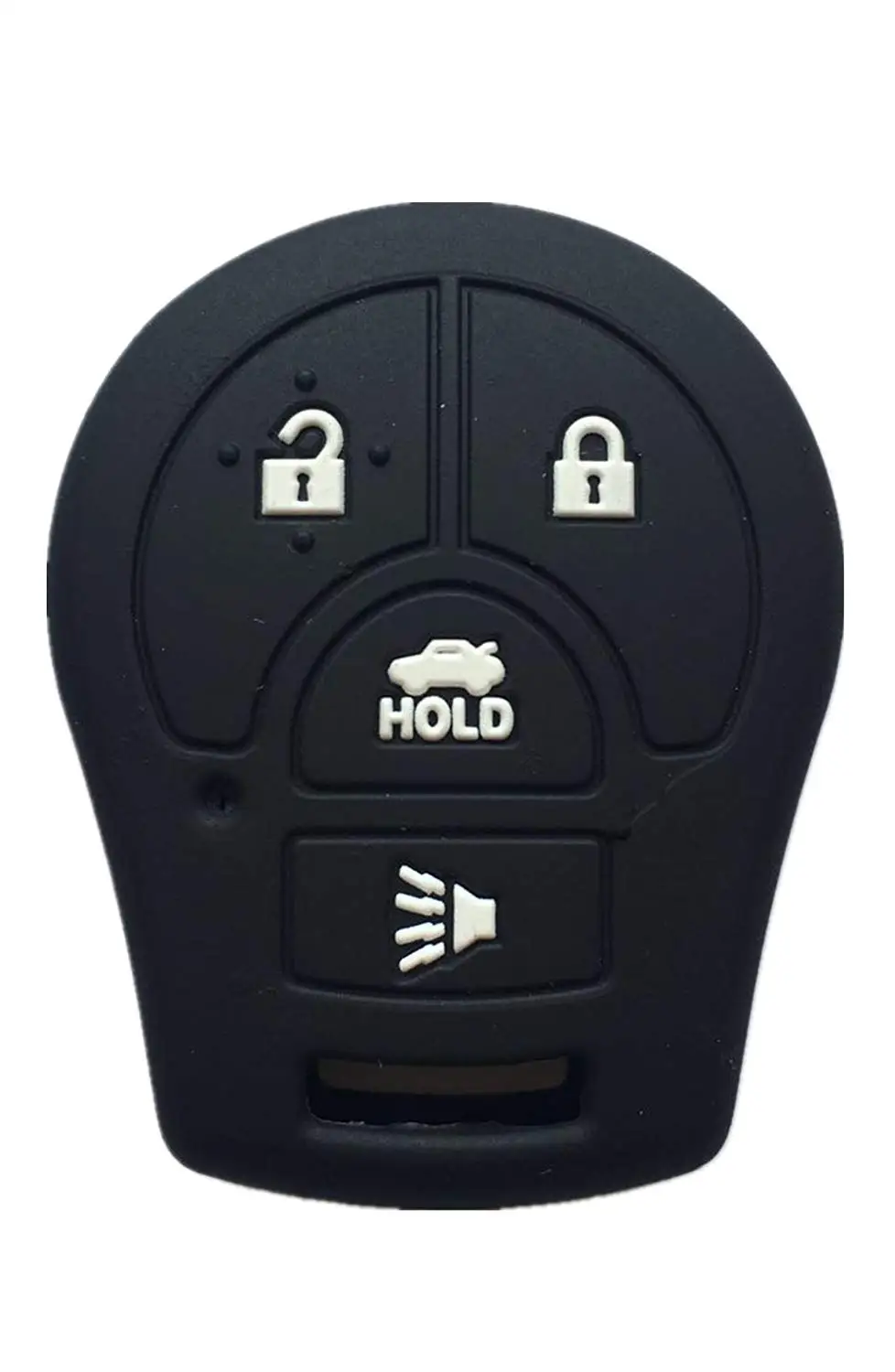 2pcs Compatible with Nissan Remote Head 3 Buttons Silicone FOB Key Case Cover Protector Keyless Remote Holder for Nissan Xterra Armada Cube Frontier Juke Murano Pathfinder Quest Rogue Sentra Titan