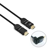 China Promotion 180 degree and 360 degree hdmi cable Support 4K Ultra HD 3D Video Ethernet Audio Return Channel