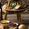 Custom Buffet scape Round Stand Serving Chair