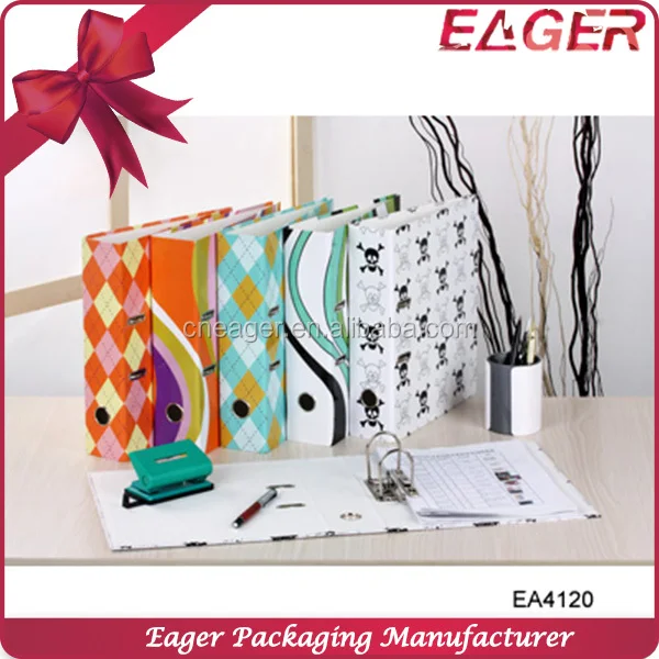 Handmade Paper File Folder,Decorative Hard Cover File Folder,A4 Size