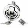 Compression 2" Inches 316 Pull Ring Stainless Steel Locking Flush Latch For Boat