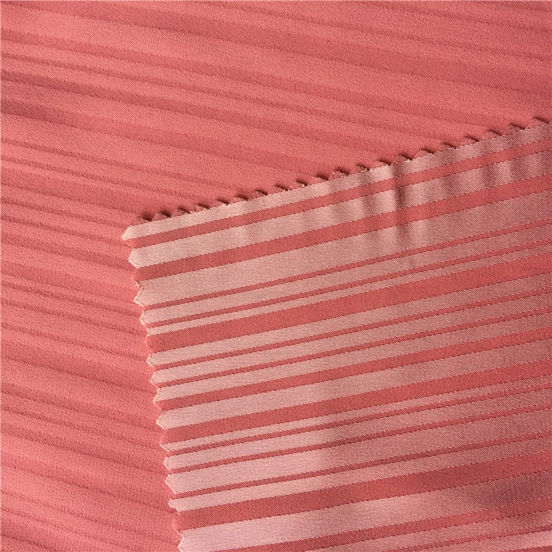 striped chiffon fabric