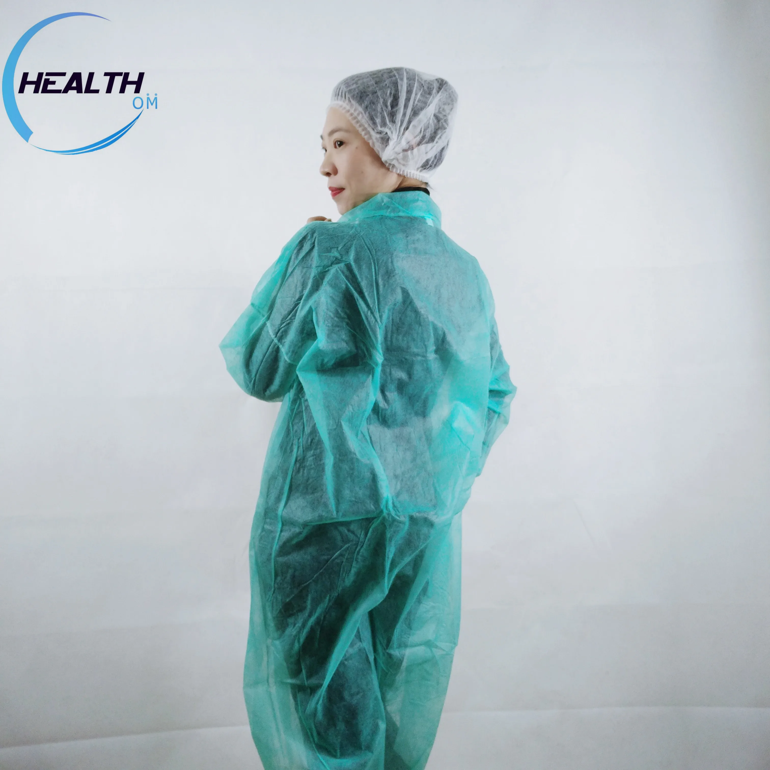 disposable nonwoven pp lab coat
