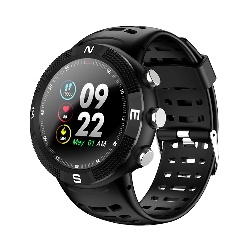 

F18 Smartwatch Sports IP68 Waterproof Smart Watch GPS Call Message Reminder Pedometer Sleep Monitor, Gray;green;red