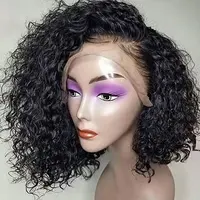 

New fashion natural color short curly wig human hair afro kinky human hair wig for black women kinky curly wig brazilian hair
