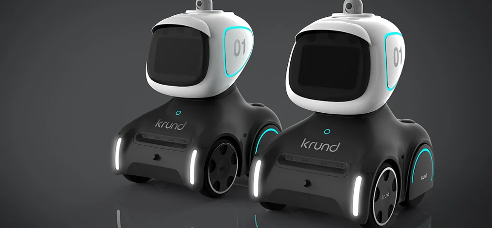 
Creative Design Smart Intelligent Inspection Security robot 