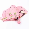 New deisn cute animal cartoon deer 3 fold umbrella auto