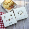 Cute Animal Claw Design 14*14*5 Cm Paper Box Candy Cookie Macaron Birthday Party Baby Shower DIY Gift Packaging