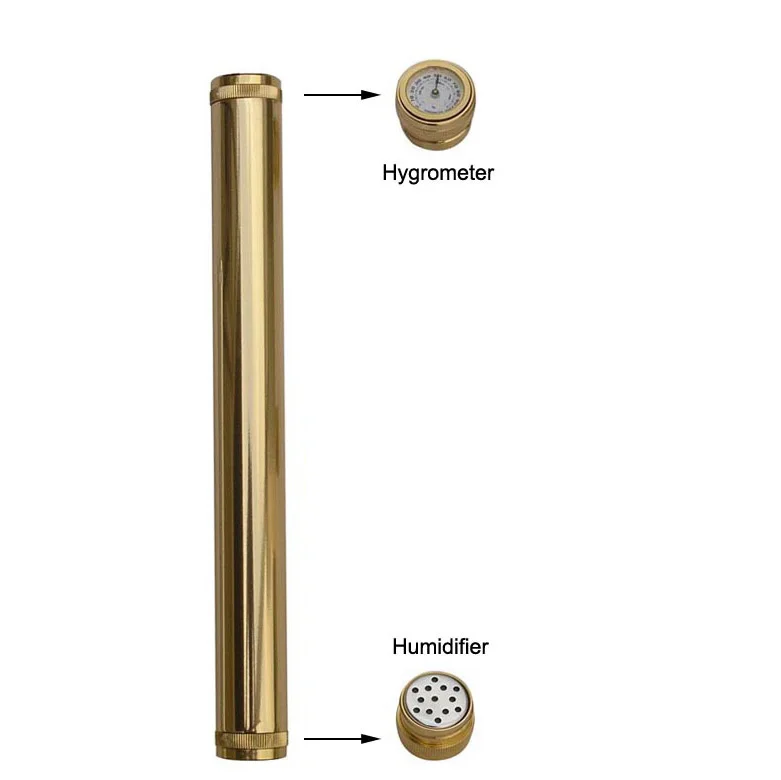 

Gold metal cigar split cigar pipe cigar gift craft wholesale &manufacturer