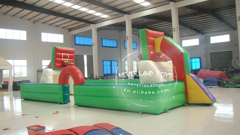 blow up basketball court