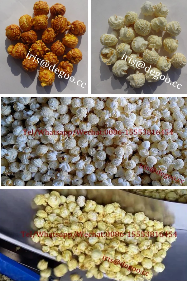 100-150kg/h American Cretors sweet air popper/Caramel popcorn manufacturing line