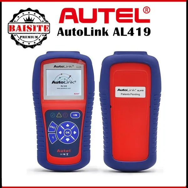 

Free shipping best price Original Autel AL419 OBDII and CAN Scan Tool Support Online Update scan tools autolink al 419 al419