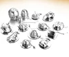 Gifts with stainless strainer steeper for steeping loose leaf tea herbal in cups teapots