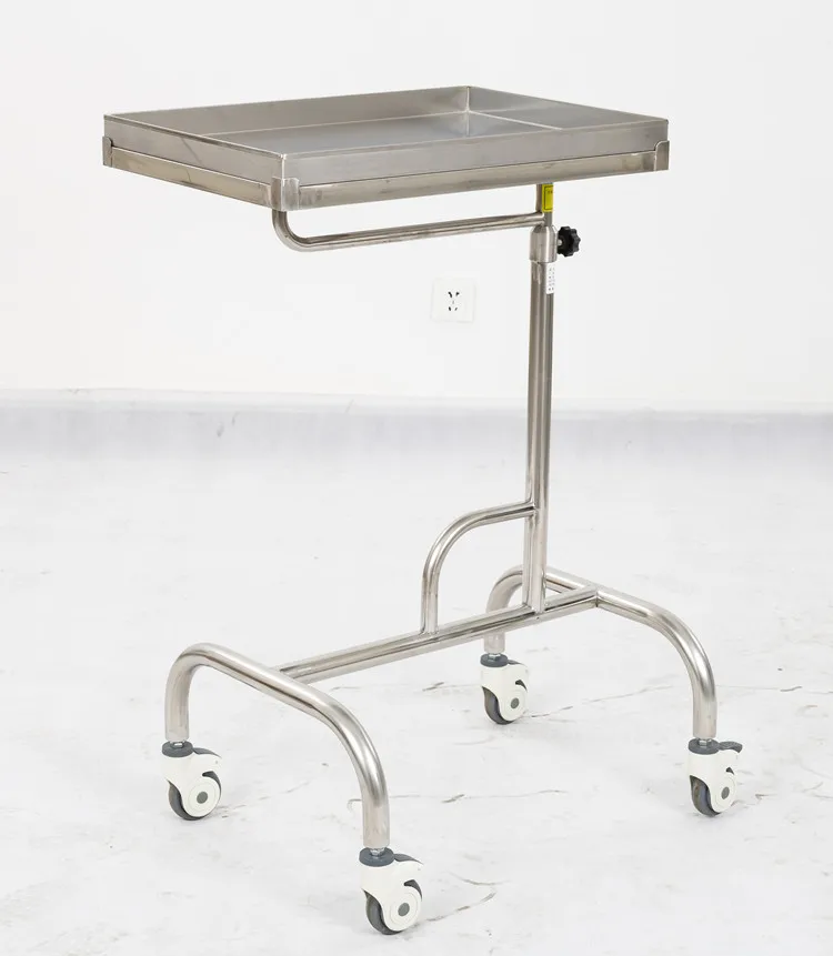 S.S mayo trolley for sale stainless steel medical instrument crash trolley cart