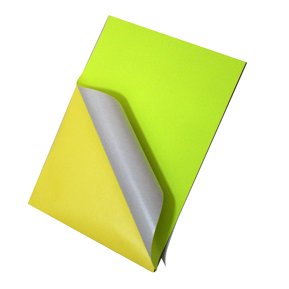 自定义不干胶荧光纸贴纸