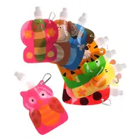 

BPA free cartoon animals kids collapsible water bottle / foldable water bottle