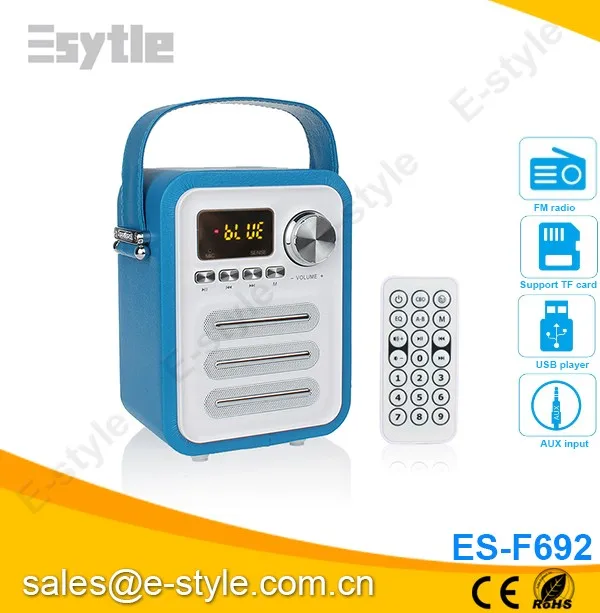 FM radio built-in microphone loudspeaker hands-free speaker phone calling TF/AUX/USB connector - ANKUX.COM