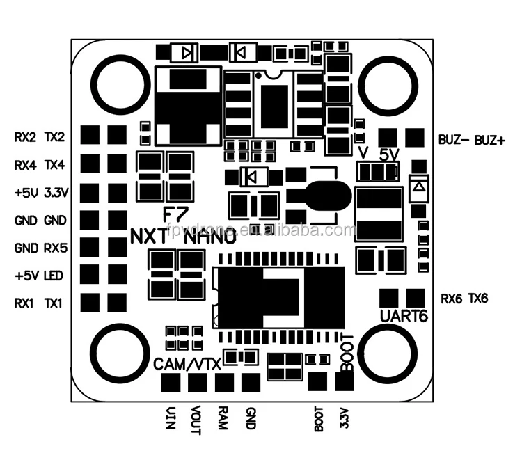 F7 Nxt Nano Flight Controller 32 K Integrierte Osd 5 V 3a Bec Lc Filter Fur Fpv Racing Drone Unterstutzung Dshot Esc Buy F7 Nxt Nano Flight Controller F7 Nxt Nano Flight Controller