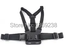 Discount Wholesale Adjustable Chest Body Harness Belt Strap Mount For Gopro HD Hero 1 2 3 3+ Camera Photo Studio Accessories