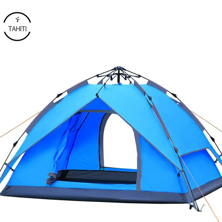 

Double layers waterproof family traveling outdoor bed automatic Instant camping tent, N/a