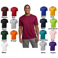 

Wholesale 100 polyester t shirts sports dri fit t shirts oem factory