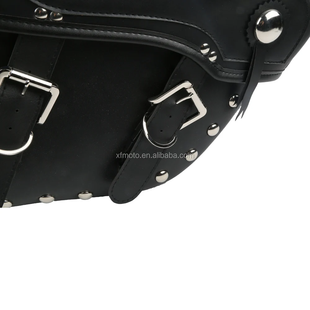 Leather Saddlebags For Dyna Night Rod Blackline Xl883 1200 19822018 Buy Leather Saddlebag For