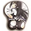 Tigerwingspad 2018 make your own design 3d adult carton sexy breast girl gel arm rest mouse pad printed