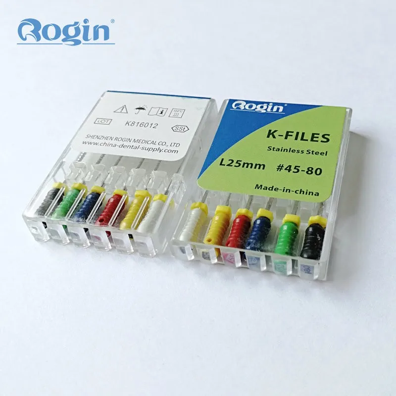 Dental Niti Files Stainless Steel K File Reamer Mani Dentsply