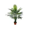 Factory direct sale waterproof evergreen indoor decoration beautiful artificial palm trees