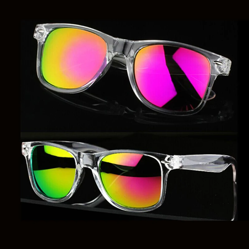 White Sunglasses With Blue Mirror Lens Mirror Sunglasses Blue Mirror