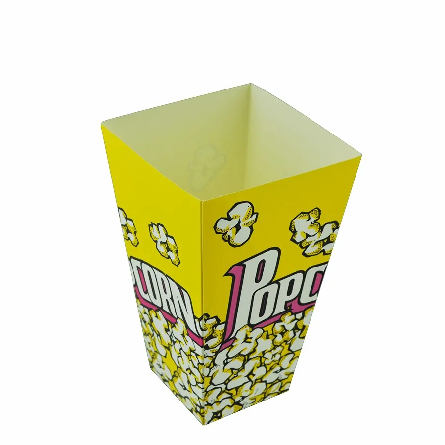 Oem Folding Design Disposable Popcorn Box/bowl/bag/bucket For Food