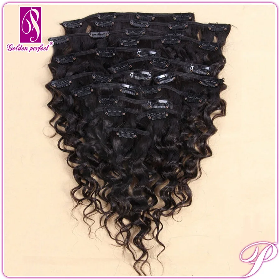 Clip In Curly Hair Extension Naturally Curly Weave Hair For India