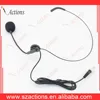 Quality Male Screw Thread Lock 3.5 mm Jack Plug Headset Microphone For Wireless Microphone BodyPack Transmitter
