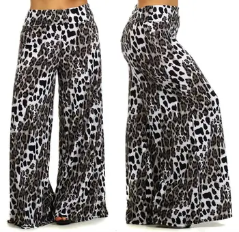 plus size leopard print pants