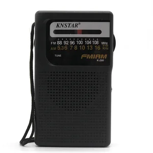 Mini FM AM Radio Headphone Jack