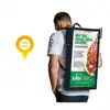 22/24 inch human backpack mobile billboard 5 hours using time with 13000mAh battery