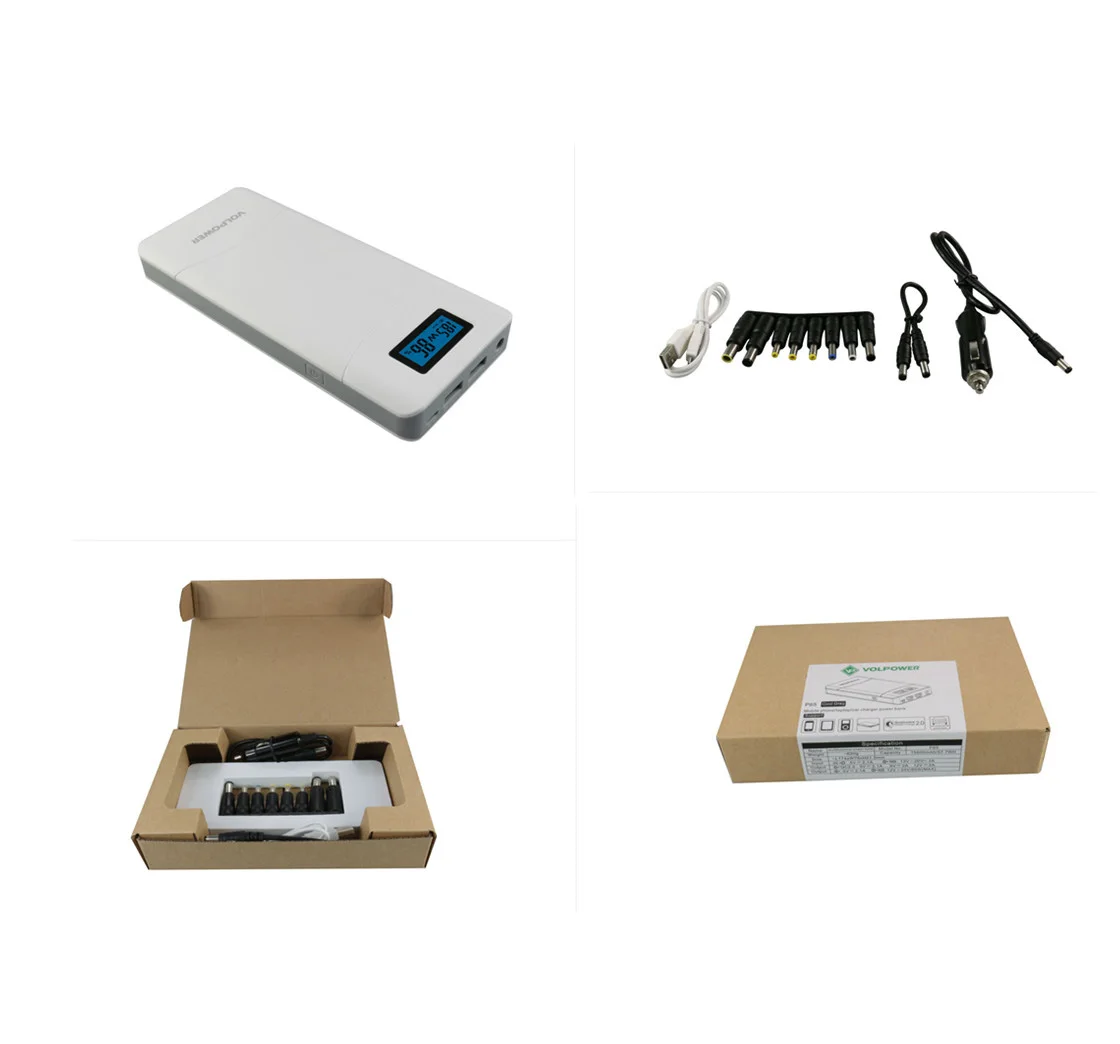 Romoss Power Bank 15000mah With Dc Output Powerbank 5v 6v 9v 12v 24v