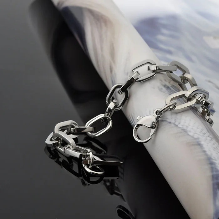 Fashion Jewelry Manufacturer Women's Custom Logo 925 Italian Silver Bracelet