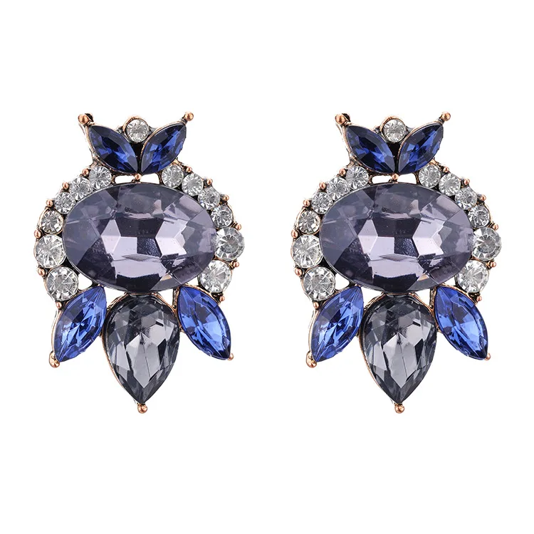 

Trend gemstone stud earrings fashion cheap earrings, N/a