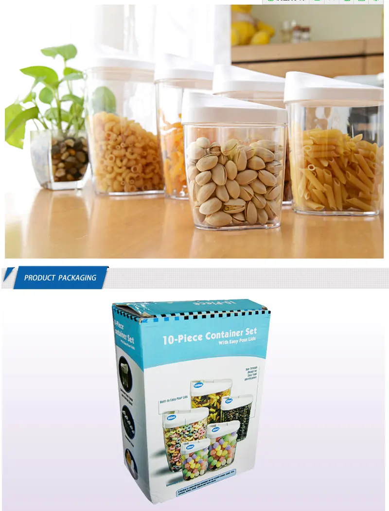 plastic food storage container