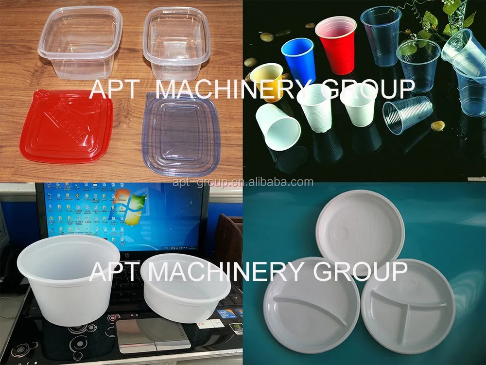 
sell yoghurt and ice cream cup container making machine for Russian market 