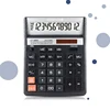 office electronics calculator dual memory 12 digits solar power calculator