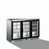 Glass Triple door back bar cooler/underconter bottle cooler /beer fridge