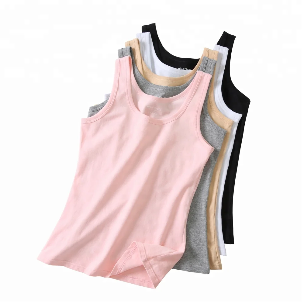 

Custom high quality lycra breathable cotton women blank tank top