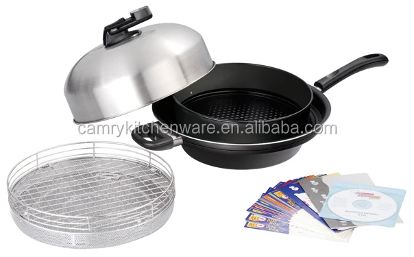 
13' DIA turbo cooker with 1pc spring form&wire rack&mesh rack 