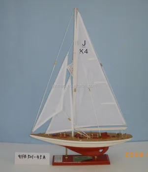 Endeavour J Modello Di Yachtlunghezza 45 Cm Di Legno Barca A Vela Modello4 Disegno J K 4 Yacht Da Regata Barca A Vela Di Coppa America Buy