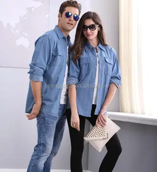 branded jeans and shirt